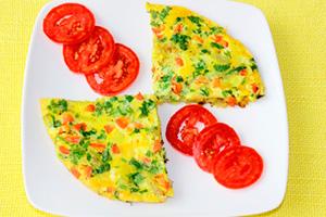 Frittata con verdure