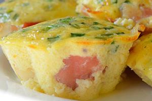 Frittata al forno in forme