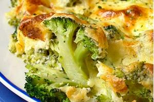 Casseruola all'uovo di broccoli