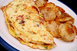 Frittata spagnola con salsicce