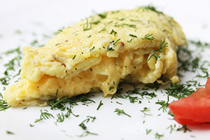 Frittata al formaggio