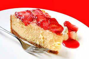 Cheesecake alla fragola con ricotta