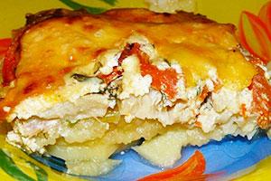 Casseruola di pesce con patate