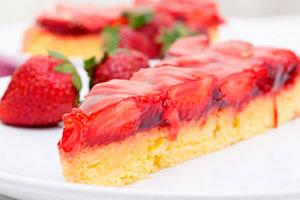 Torta Di Gelatina Di Fragole