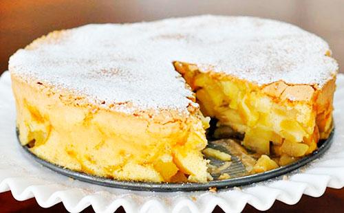 Charlotte dalle mele la ricetta più semplice  cuocere una torta in padella