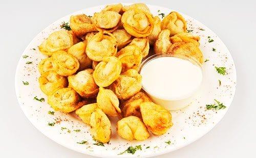 Gnocchi fritti con panna acida