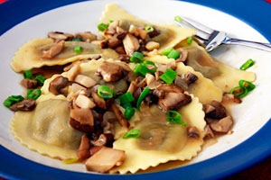 Gnocchi con funghi e patate