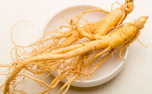 Due radici di ginseng