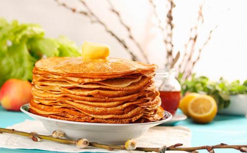 Pancakes con riscaldamento