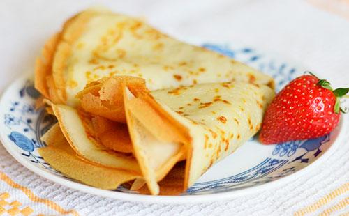 Pancake piegato a busta