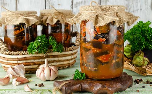 Melanzane al pomodoro per l'inverno