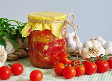 Peperoni in scatola nel succo di pomodoro