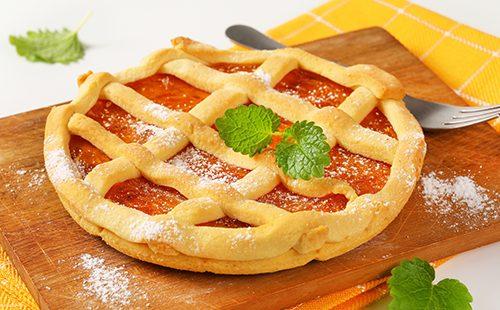 Crostata di marmellata di albicocche