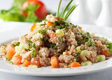 Porridge con verdure