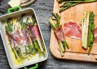 Asparagi Al Forno Con Pancetta