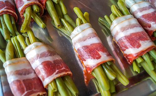 Pancetta con asparagi