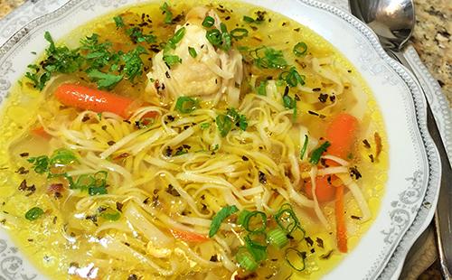 Vermicelli Chicken Soup