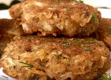 Cuciniamo cotolette di cavolo secondo la ricetta con foto passo-passo.