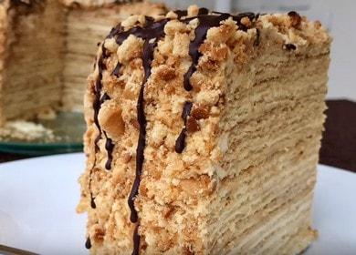 Deliziosa torta al miele in padella - veloce, facile ed economica