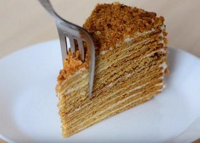 Torta di miele classica - ricetta di famiglia con foto passo dopo passo