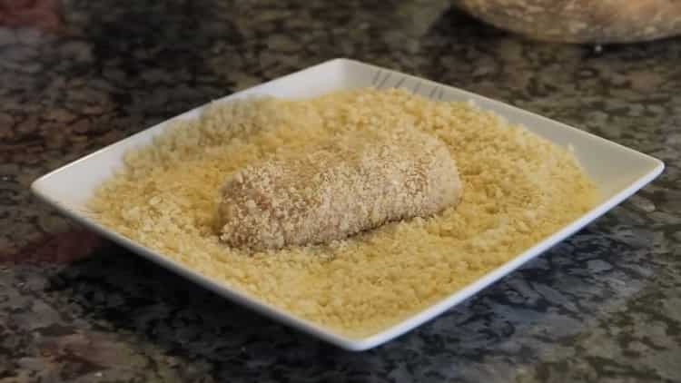 Per la preparazione di cotolette di carne macinata di pollo