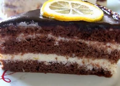 Cake Bird's Milk: una ricetta graduale con semola e limone