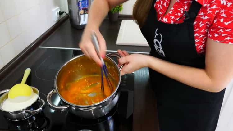 Per preparare la torta alla crema di Napoleone, prepara tutti gli ingredienti