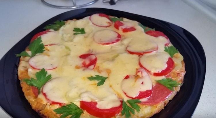 Ecco una pizza di patate così insolita.