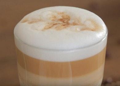 vero caffè latte a casa: cuciniamo secondo la ricetta con una foto.