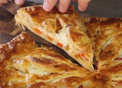 Torta di pasta sfoglia spagnola non zuccherata in 20 minuti