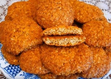 Biscotti di farina d'avena Kefir - una ricetta molto semplice