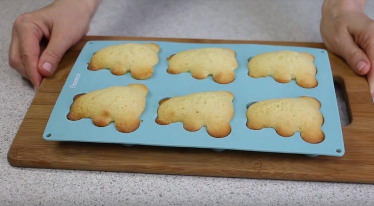 Tali biscotti sono cotti molto rapidamente.