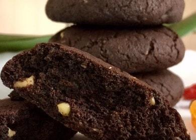 Biscotti al cioccolato con cacao in 5 minuti