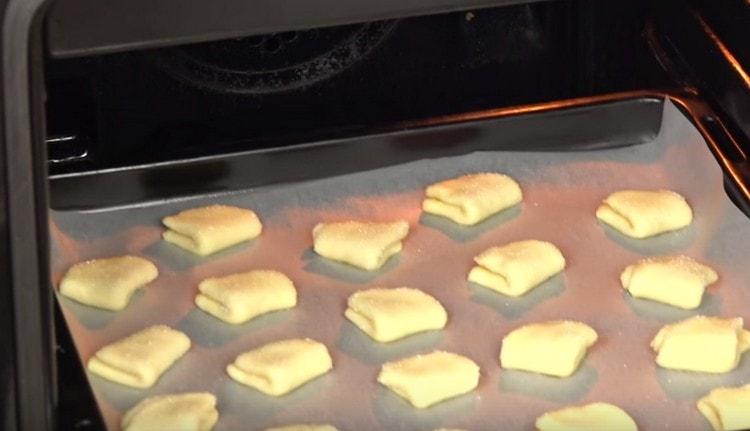 Mandiamo i biscotti al forno.