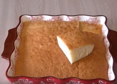 Deliziosa torta di panna acida in 5 minuti