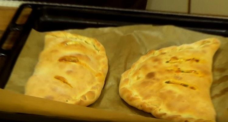 Come puoi vedere, la pizza al calzone è abbastanza in grado di sorprendere non solo con un gusto gradevole, ma anche con un aspetto originale.