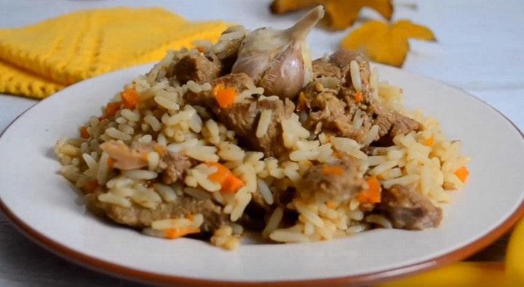 Come puoi vedere, cucinare il pilaf di agnello in una pentola a cottura lenta è facile.