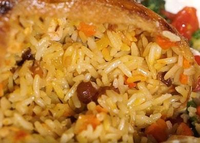 Cucinare un pilaf originale con pollo: una ricetta con foto e video.