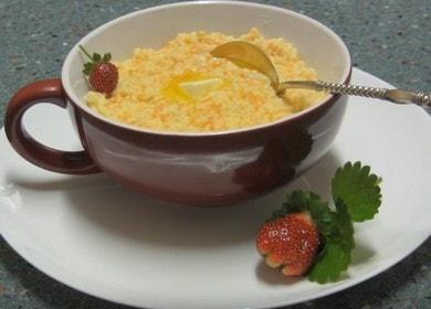 Porridge di miglio con zucca - molto gustoso e salutare