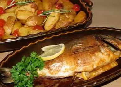 Dorado con patate al forno - una ricetta per un delizioso pranzo