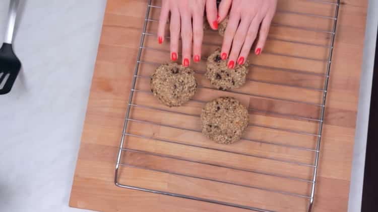 Deliziosi biscotti di farina d'avena pronti