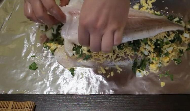 Per preparare il pangasio nel forno, preparare tutti gli ingredienti