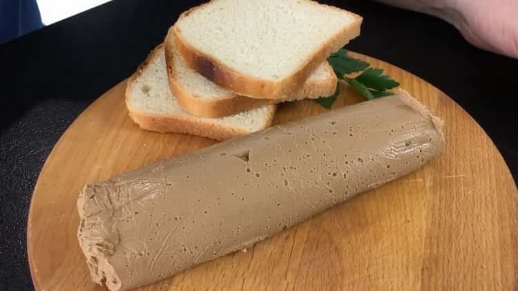 Il delizioso paté di fegato di pollo è pronto