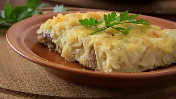 Gnocchi al forno con formaggio - difficili da trovare più gustosi