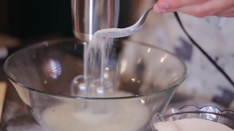 Per la preparazione di biscotti a base di farina di medaglie. mescolare gli ingredienti