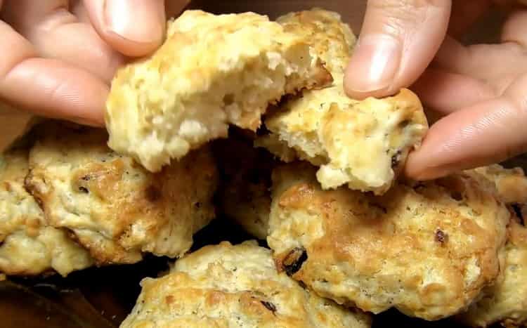 Biscotti di farina d'avena secondo una ricetta passo passo con foto