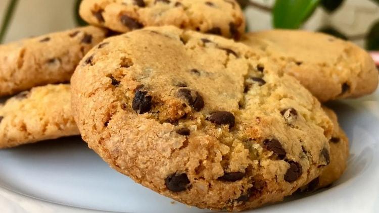 Mga lutong bahay Chocolate Chip Cookies - Masarap