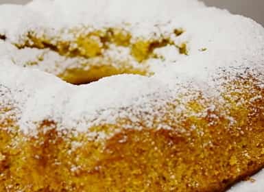 Torta di zucca secondo una ricetta graduale con foto