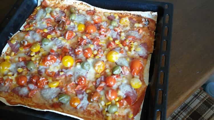 Pane pita al forno cotto in forno