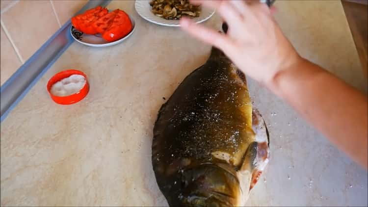 Per cuocere la kappa al forno, pesce speziato